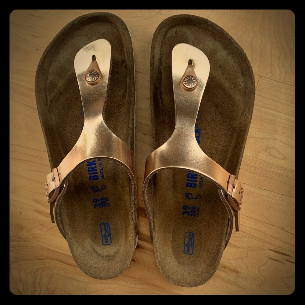 Birkenstock Gizeh Leather Soft Footbed Sandal